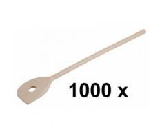 1000 x Kochlöffel Rührlöffel Löffel spitz mit Loch - aus Buchenholz Länge 16 cm