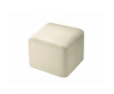 Sitzkissen Sitzwürfel Pouf Hocker Bodenkissen Alka Viereck Champagner / beige