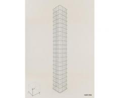 Gabionensäule eckig 27 x 27 cm, Höhe 160 cm, Maschenweite 5 x 5 cm Gabione/Säule