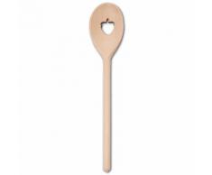 100 x Kochlöffel Löffel oval Buchenholz L 30 cm - mit gelasertem Motiv: Erdbeere