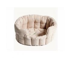Tierkorb Klein Natur kariert 56x44x22cm, Win Green