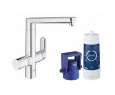 Küchenarmatur Grohe Blue K7 Pure Starter Kit chrom 31 344 001