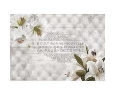 Fototapete - Lilien und weiss Eleganz - Selbstklebende - Textil - 10051_Txven