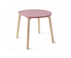 ooh noo Half-Moon Kindertisch Rosa/Natur