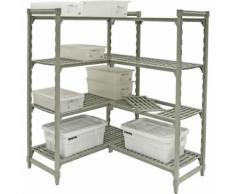Boden mit Eckverbindungsklammern für Lagerregal freihstehend und Ecklagerregal 1220 x 610 mm...