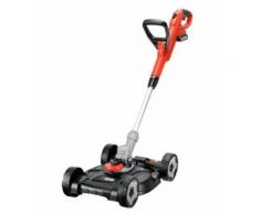 Black+Decker 3-in-1 Rasentrimmer Stc1820Cm, 18Volt, orange/schwarz, Li-Ionen Akku 2,0Ah