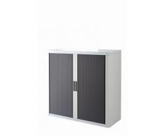 Rolladenschrank Stecksystem easyOffice weiss / anthrazit 1m