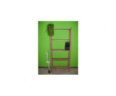 Holzregal Lagerregal Stauraumregal Raumteiler 75cm x 170cm x 40cm braun geölt Abruzzen