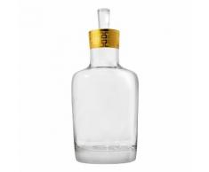 Zwiesel 1872 Hommage Gold Classic Whisky Karaffe, Cognac, Wein Glas Flasche, Kristallglas, 500 ml, 1