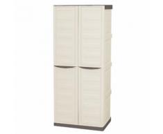 Gartenschrank Kunststoffschrank Werkstattschrank mit Besenschrank hoch Garden Li