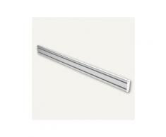 ViewLite Schienensystem m. Kabelkanal Wand, 1.200 mm lang, silber-weiß, 58.712