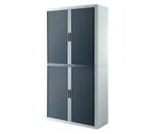 Rolladenschrank Stecksystem easyOffice weiss / anthrazit 2m