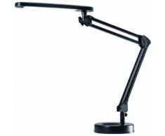 Schreibtischleuchte Alu.schwarz m.Standfuß m.Leuchtmittel,Ausladung max.670mmLED