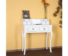 Landhaus Sekretär Antik Schreibtisch Schminktisch Shabby Chic Landhausstil Weiß