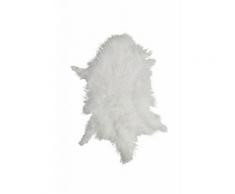 Tibet-Lammfell: Fellteppich aus Tibet Schaffell. Farbe: Weiß
