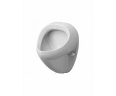 Duravit Bill Urinal 345 x 350 mm mit Zulauf von hinten, absaugend - Weiß WonderGliss 08513500001