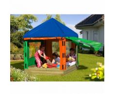 Sandkasten mit Dach / Pavillon aus Holz mit Plane