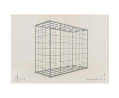 Gabione / Steinkorb 100 x 80 x 40 cm, Maschenweite 10 x 10 cm, Gabionen