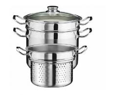 Pintinox Cuocipasta Edelstahl 3 tlg. Pasta-Topf 4,4 l