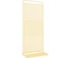 Sichtschutz Lärmschutz Windschutz Schutz Balkon Terrasse Metall Gelb 180 x 80 cm