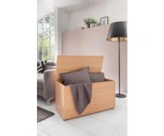 Truhe mit Klappe Buche Dekor