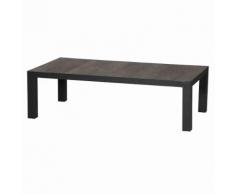 Siena Garden C31113 Navia Lounge Tisch 148x80cm anthrazit Aluminiumgestell, Tischplatte Keramik