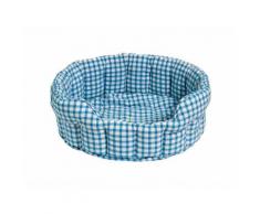 Tierkorb Groß Blau kariert 85x68x24cm, Win Green