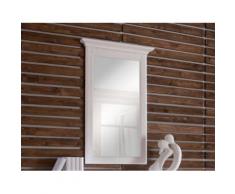 Wandspiegel Cassa 70x110x8 cm Pinie weiß Spiegel Schlafzimmer