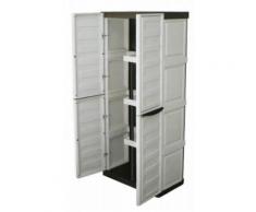 Kunststoffschrank Werktstattschrank Gartenschrank Schrank hoch Außenbereich SP L