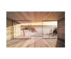 Fototapete - Strand Weg Aussicht - Selbstklebend - Textil - 20055_Txven
