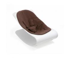 Bloom Baby Lounger + Sitzauflage Frame Beachhousewhite Kissen Hennabrown Organic