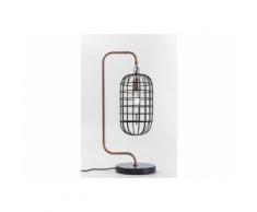 Kare Design Tischleuchte Golden Cage Roll