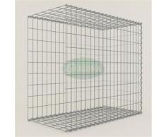 Anbau-Gabione Typ2 Steinkorb 100 x 90 x 50 cm, Maschenweite 5 x 10 cm, Gabionen