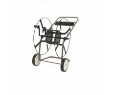 Schlauchwagen Stahl mit Ablage für Gartenschlauch 130m 12,5mm Schlauch