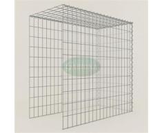 Anbau-Gabione Typ4 Steinkorb 100 x 100 x 70 cm, Maschenweite 5 x 10 cm, Gabionen