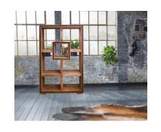 Regal Shan Sheesham Shina 120 cm 7 Fächer Massivholz Standregal