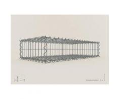 Gabione / Steinkorb 100 x 20 x 50 cm, Maschenweite 5 x 10 cm, Gabionen