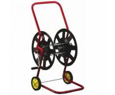Knauthe Schlauchwagen Metall für Gartenschlauch Trommel in Fahrtrichtung