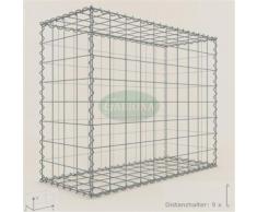 Anbau-Gabione Typ3 Steinkorb 100 x 80 x 40 cm, Maschenweite 10 x 10 cm, Gabionen