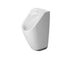 Duravit DU Urinal ME by Starck, Zulauf v.hinten rimless, f.Netz, o.Fliege, weiss WGL