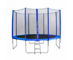 SixJump 3,70 M Gartentrampolin Blau Tb370/1717