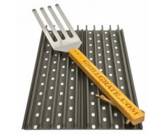 GrillGrate Kit Set 2 50,8x13,34 cm Grillplatten Grillrost Grill Grillgitter Grillplatte