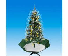 PVC Weihnachtsbaum mit Schnee, Lichtern und Musik 100x175 cm Ständer NEU 61201