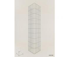 Gabionensäule eckig 42 x 42 cm, Höhe 200 cm, Maschenweite 5 x 5 cm Gabione/Säule