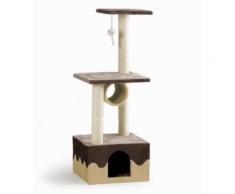 Kratzbaum Kratzturm Kletterturm für Katzen mit Sisal Stamm 40 x 40 x 109cm *neu*