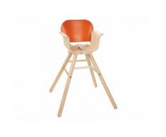 PlanHome Hochstuhl Natur/Orange