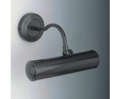 LMS Klassische Bilderleuchte, 22 cm - in Braun braun, lackiert BL 01 braun.