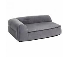 Hundebett Ortho Visco eckig grau