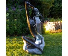 LED Springbrunnen Gartenbrunnen Zimmerbrunnen 101x52x43cm