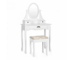 oneConcept Miss Leonore Schminktisch weiss
